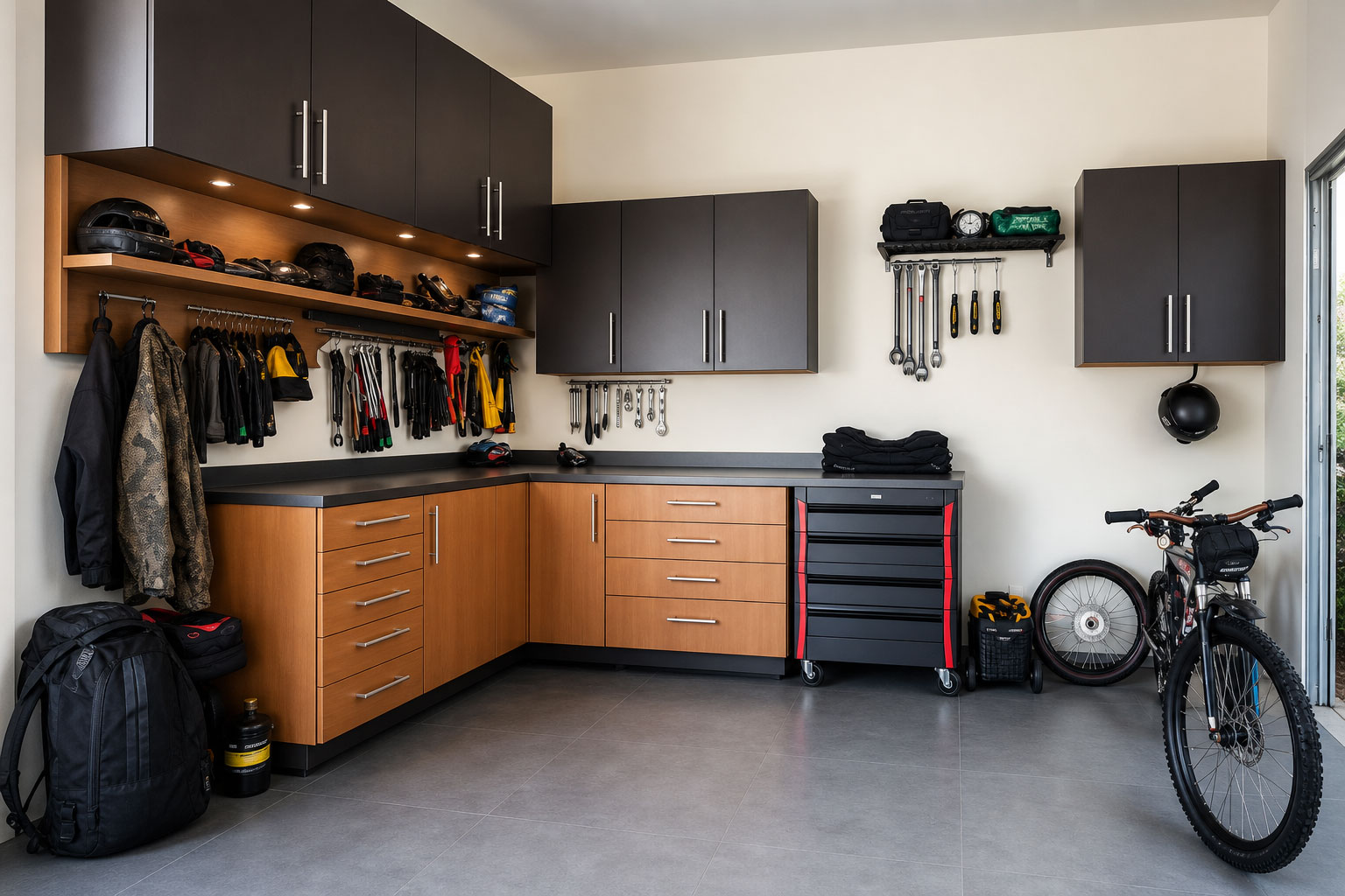 Optimale werkruimte en orde: het ultieme maatwerksysteem voor de garage.