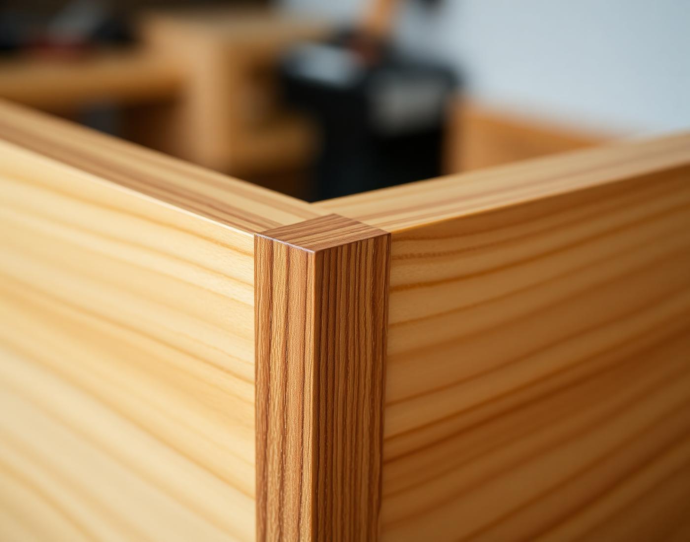 Macro van precieze randafwerking en naadloze verbinding in maatwerk